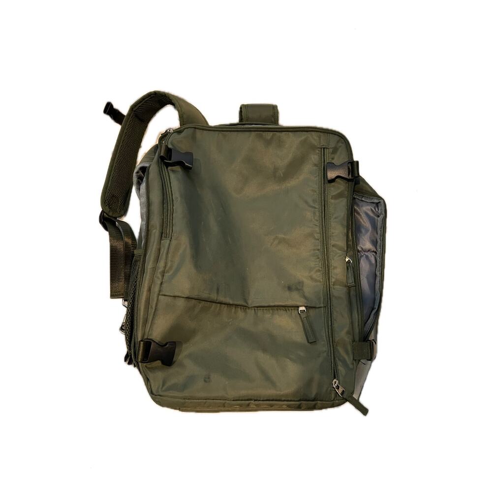 Jiaxing Jinboer Clamshell Green Travel Backpack
